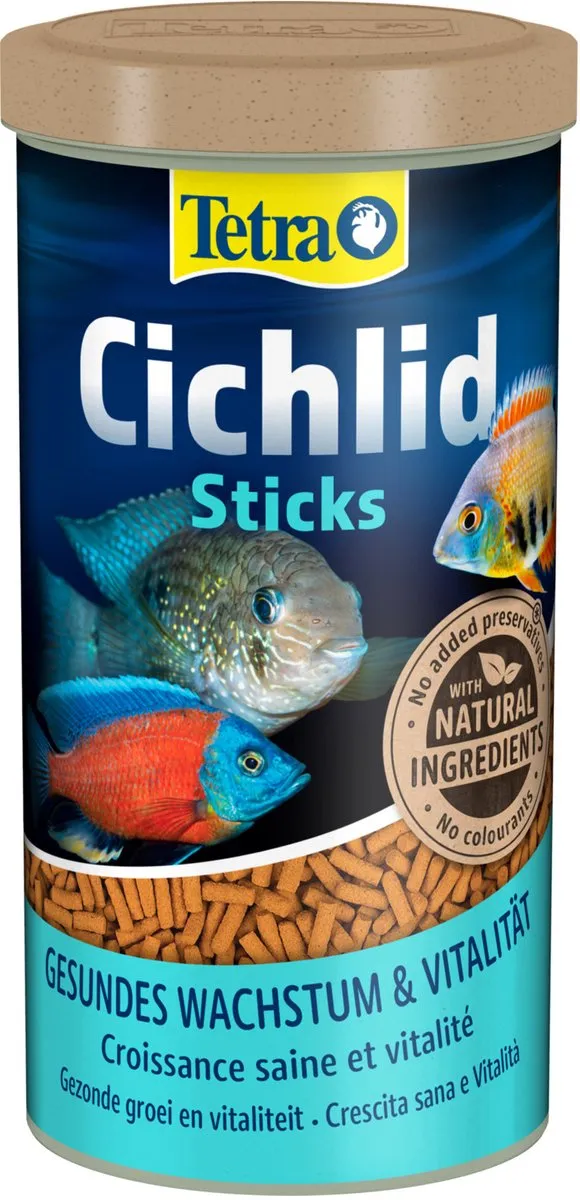 Tetra Cichlid Sticks Vissenvoer 1L