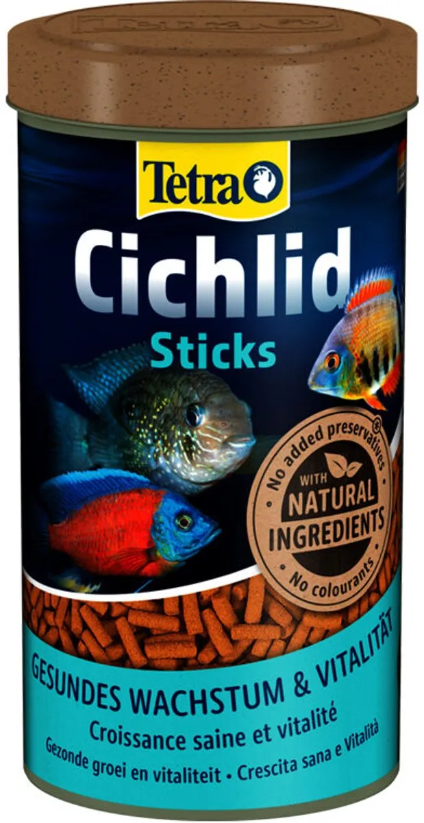 Tetra Cichlid Sticks Vissenvoer 1L