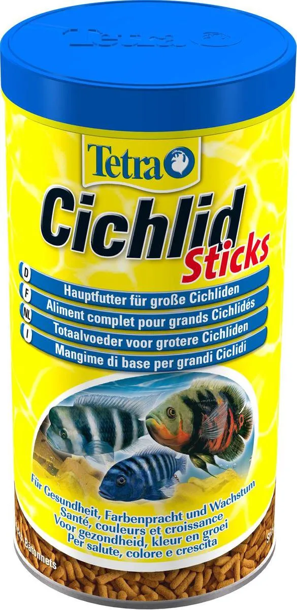 Tetra Cichlid Sticks Vissenvoer 1L
