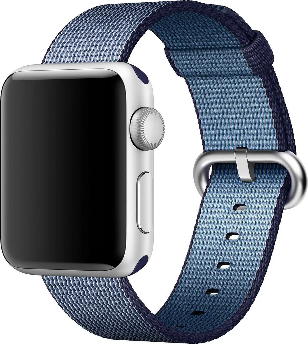 Apple Woven Nylon Band - Blauw - S/M - afbeelding 6 van 6