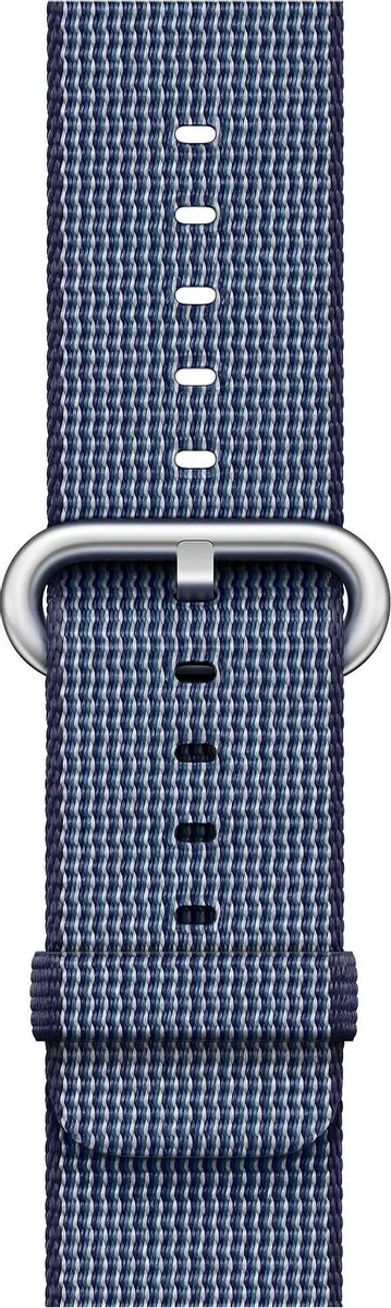 Apple Woven Nylon Band - Blauw - S/M