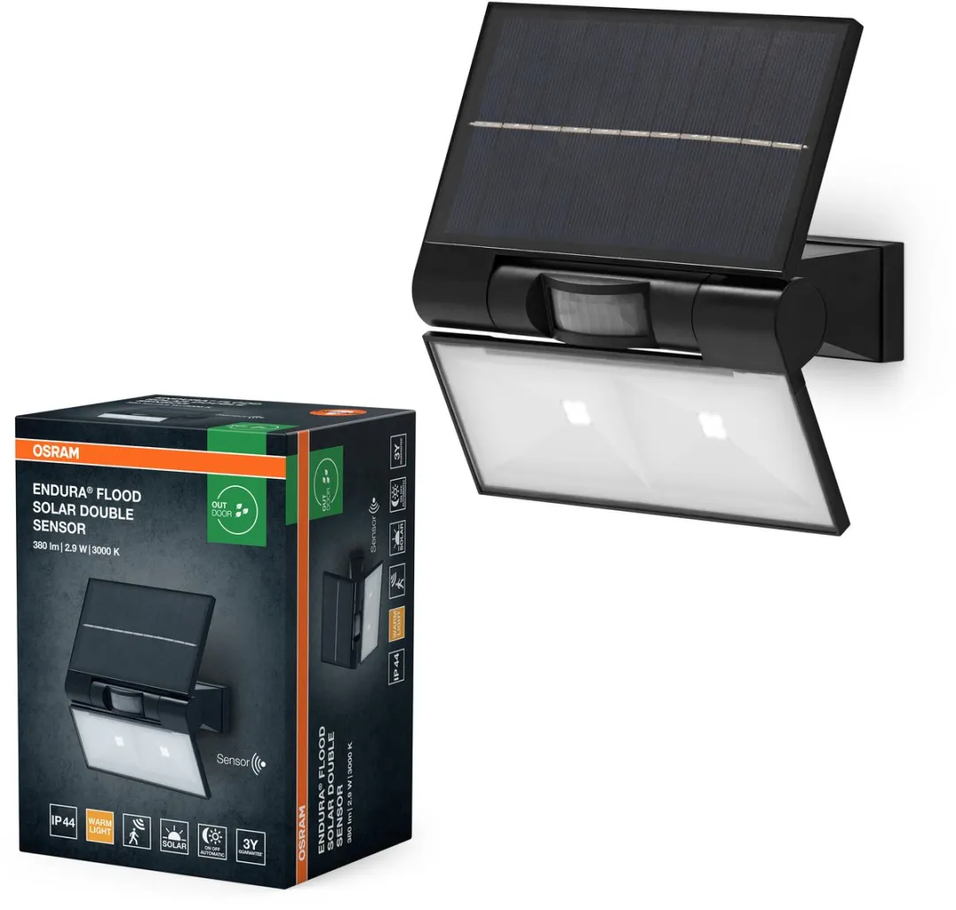 Osram Endura Flood Solar Donkergrijs - 1 Lichtpunt