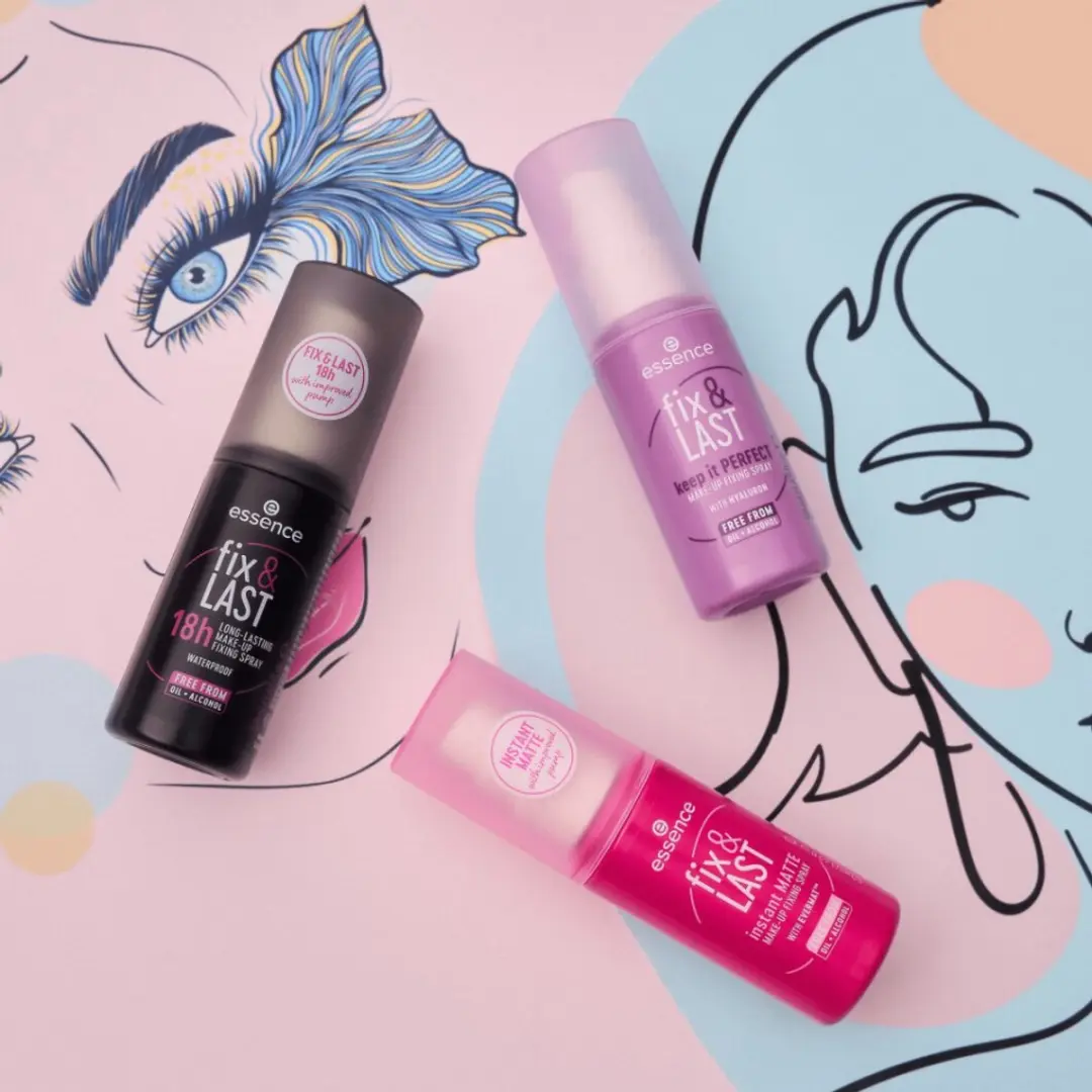 Essence Fix & Last Instant Matte Make-up Fixatiespray - 50ml - afbeelding 4 van 6