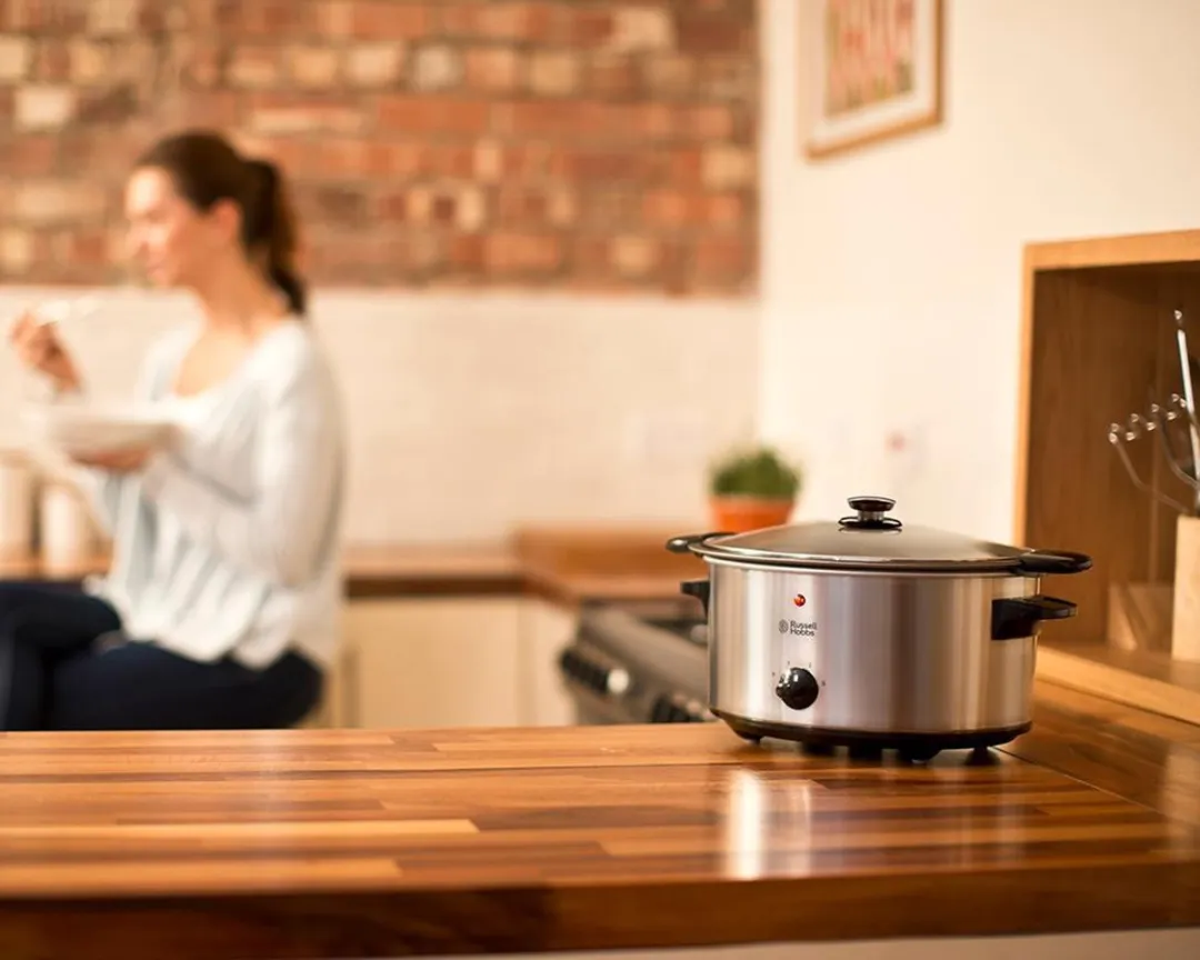 Russell Hobbs Cook@Home Searing 3,5L Slowcooker - 160W - RVS - afbeelding 6 van 6