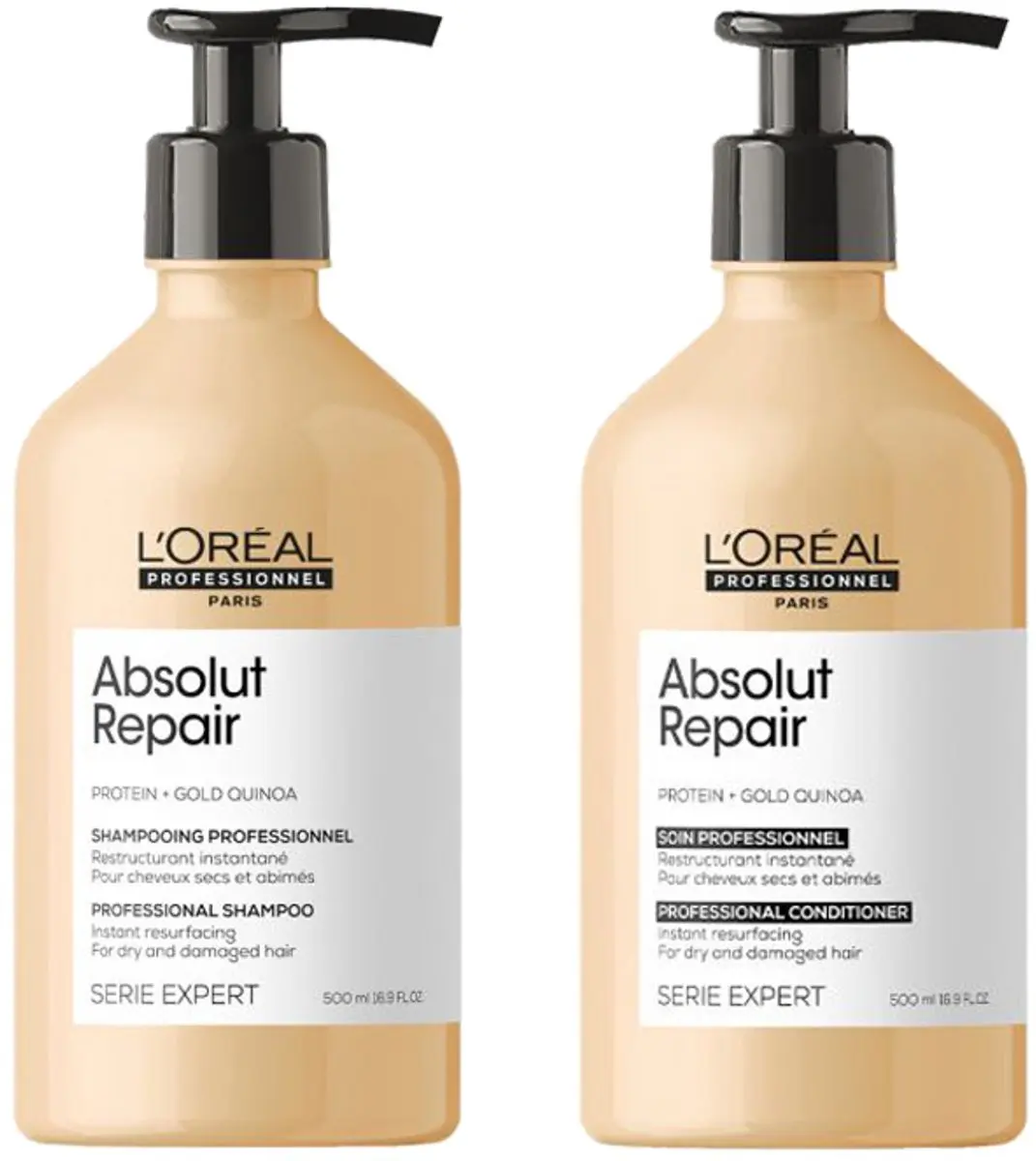 L’Oréal Professionnel Serie Expert Absolut Repair Gold Shampoo 500ml + Condit