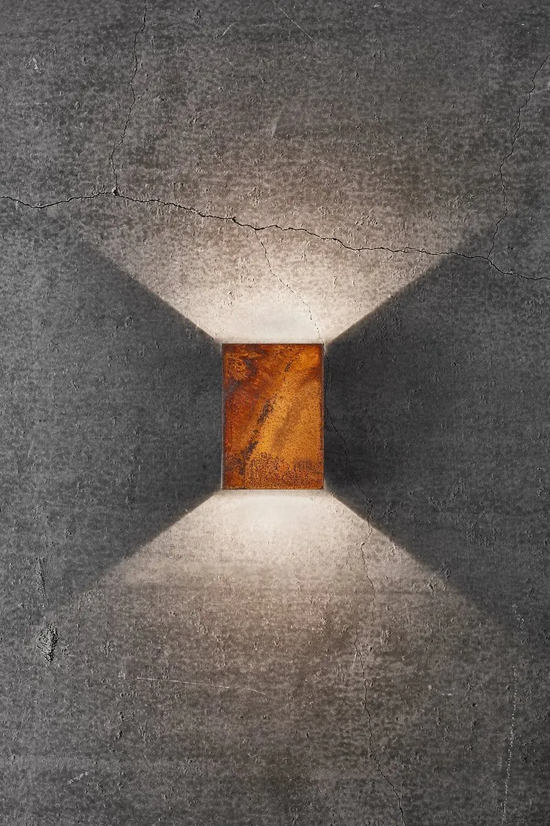 Nordlux Fold 10 Wandlamp LED - 2x8W - Roestig - afbeelding 6 van 6