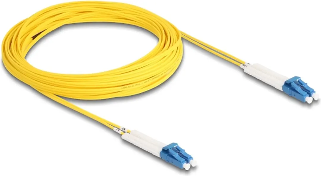 Delock 88077 Glasvezelkabel LC-LC Singlemode OS2 10m - Geel - afbeelding 3 van 4