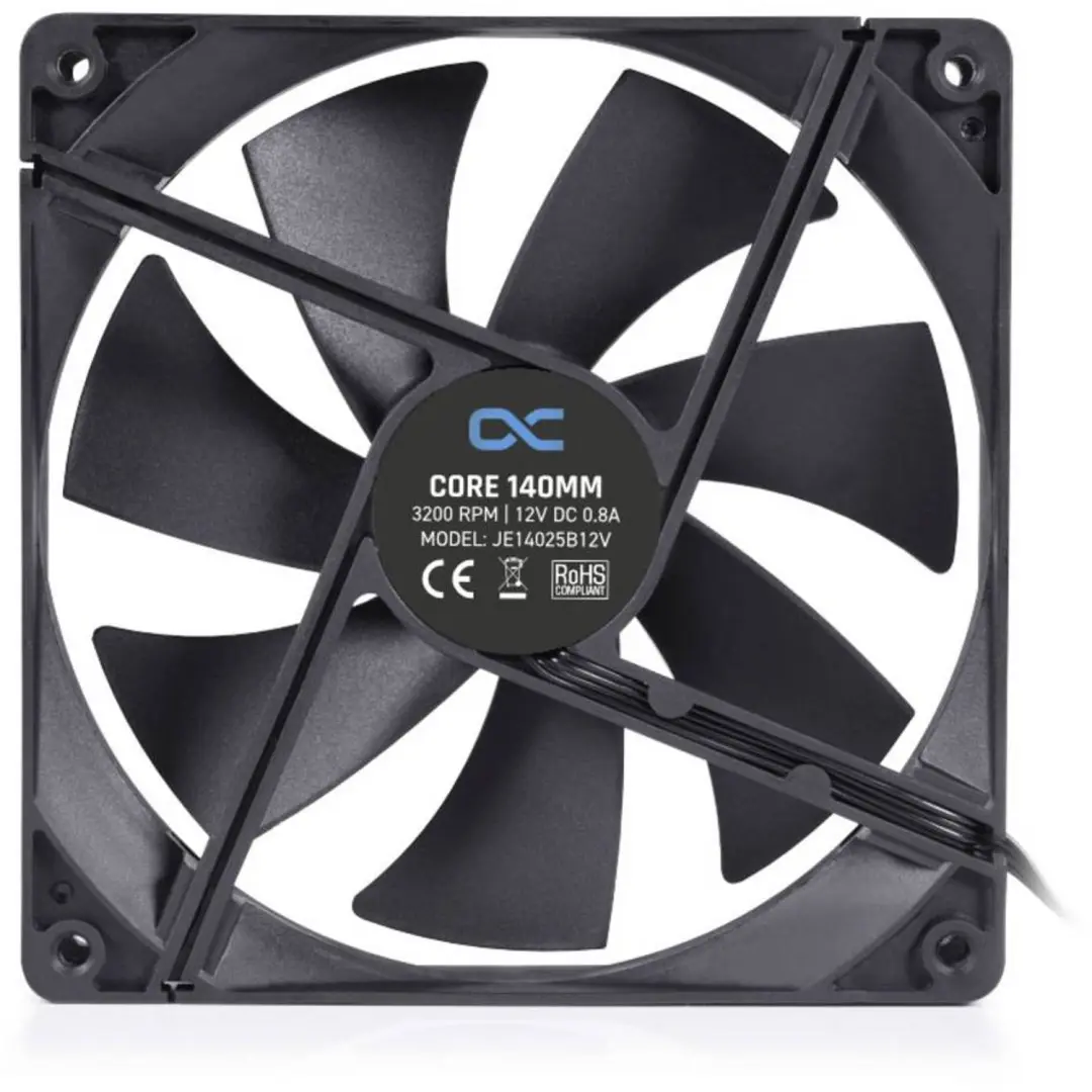 Alphacool Core 24847 PWM PC-ventilator 140mm - Zwart - afbeelding 3 van 4