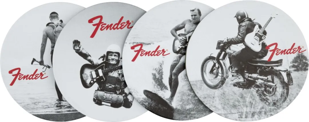 Fender Vintage Adverts Coaster Set - afbeelding 6 van 6