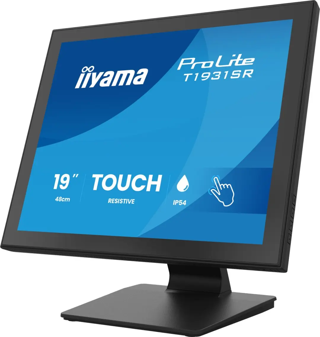 iiyama ProLite T1931SR-B2S Touchscreen Monitor - Zwart - afbeelding 2 van 6