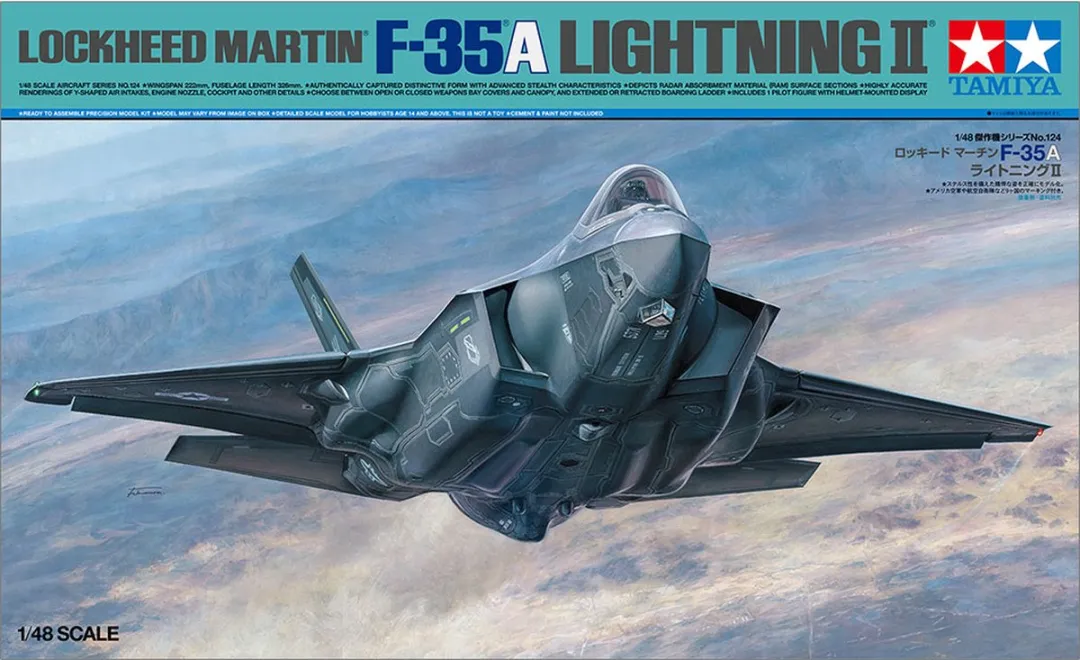Tamiya 61124 F-35A Lightning II Modelbouwpakket 1:48