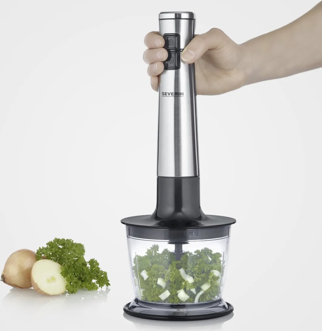 Severin SM3775 Draadloze Staafmixer - 100W - RVS