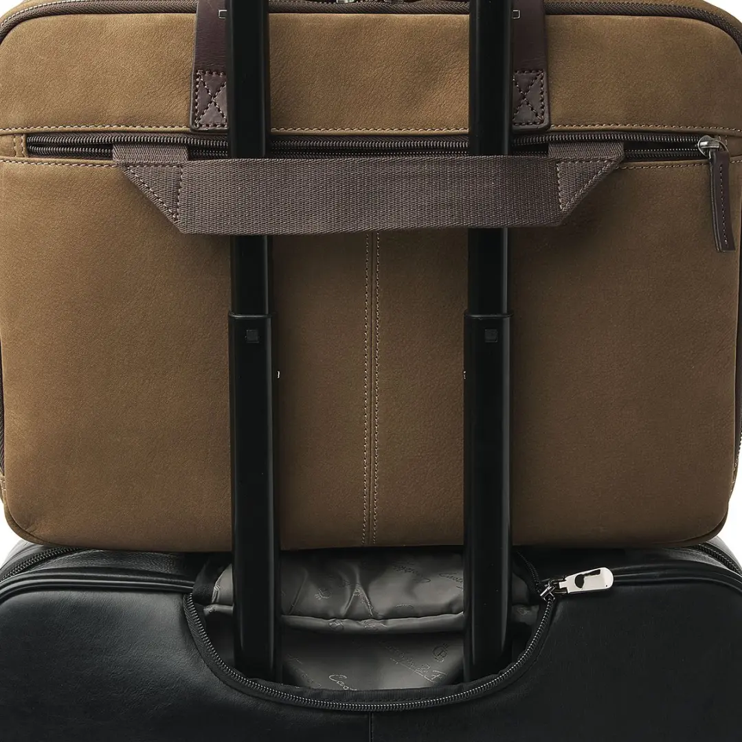 Castelijn & Beerens Veneto Laptoptas 15.6 inch - Taupe - afbeelding 3 van 6