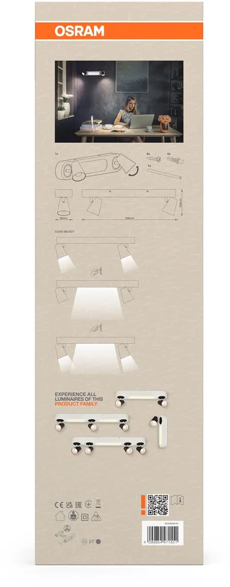 Osram Decor Spot Neptune CLICK-SELECT - 20W 715lm Warm Wit