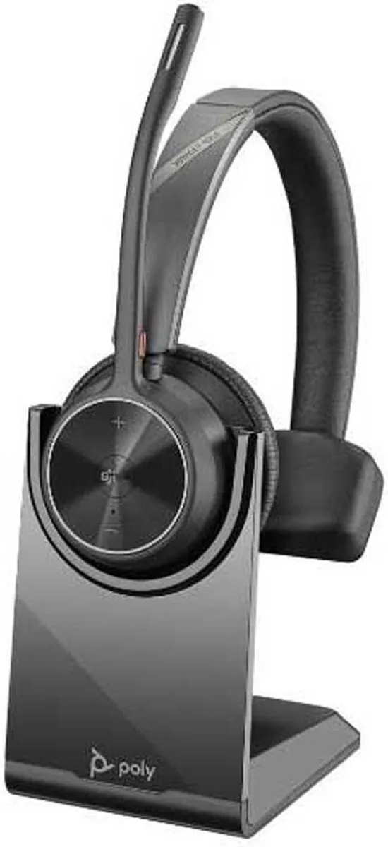 Poly 218476-02 Headset - Bedraad & Draadloos - Zwart