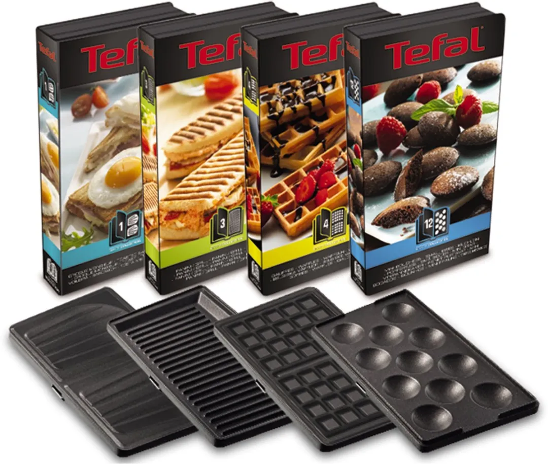 Tefal Snack Collection SW854D Contactgrill & Tosti-ijzer - 4 Platen - Kleurenmix