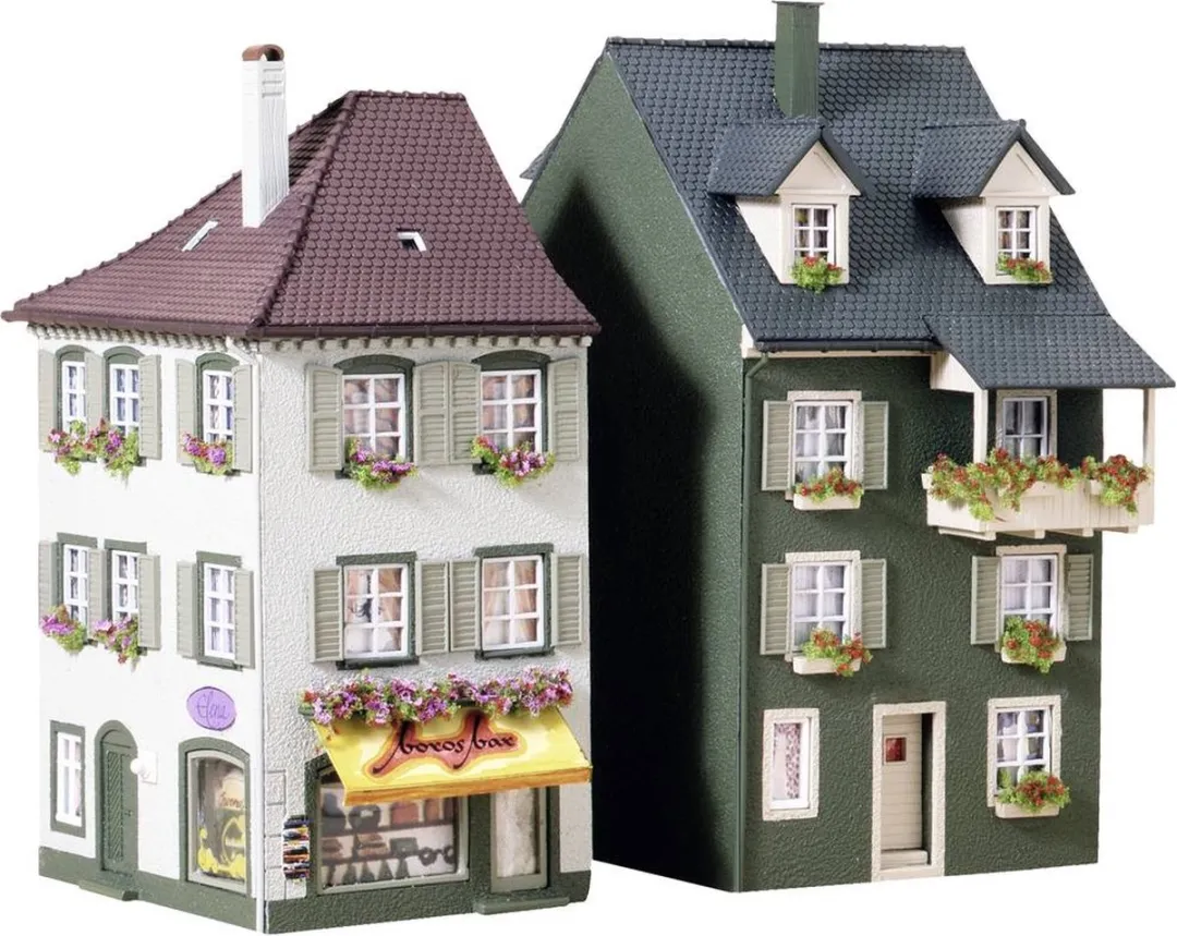 Faller H0 2 Stadhuizen - Neutral
