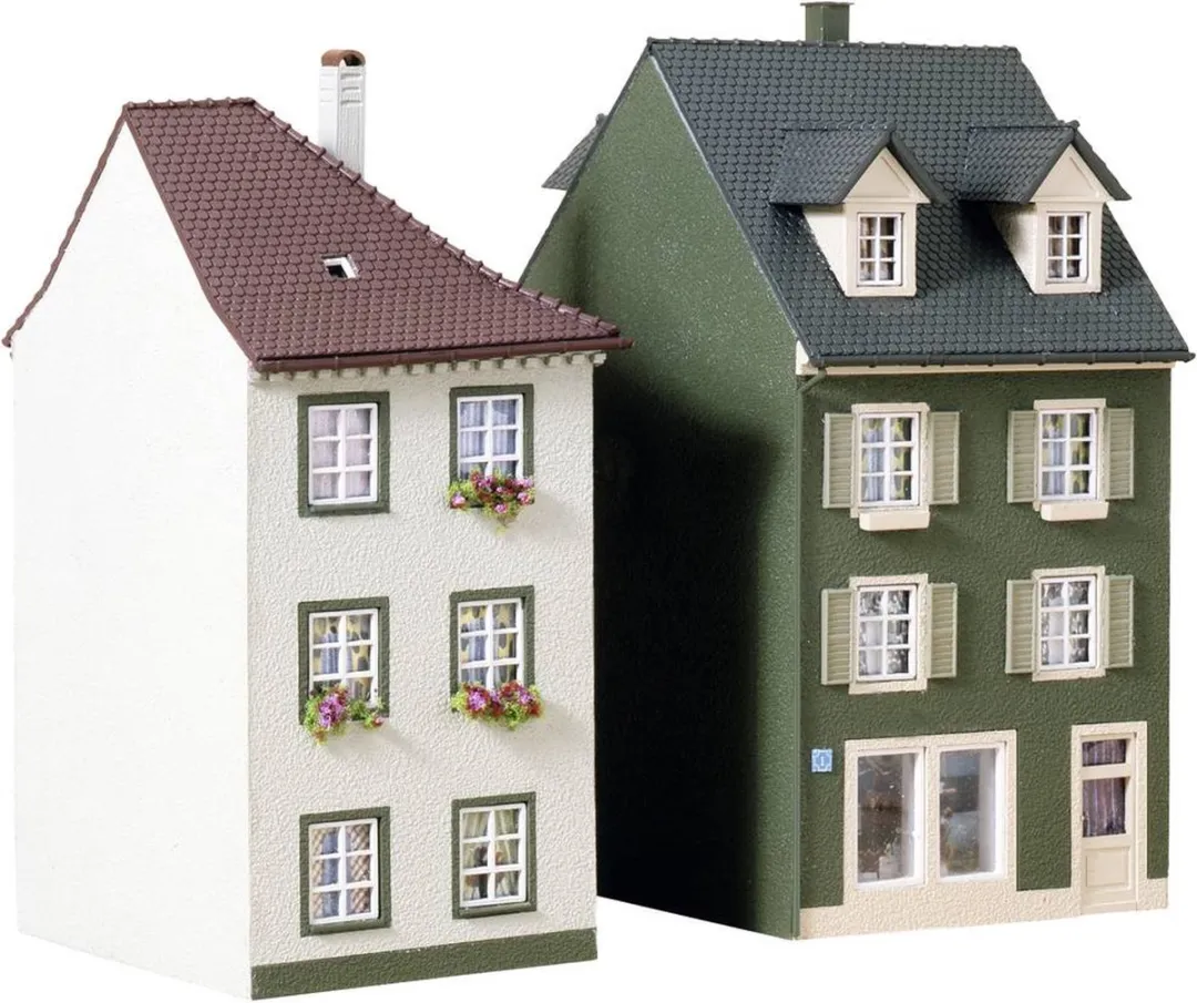 Faller H0 2 Stadhuizen - Neutral