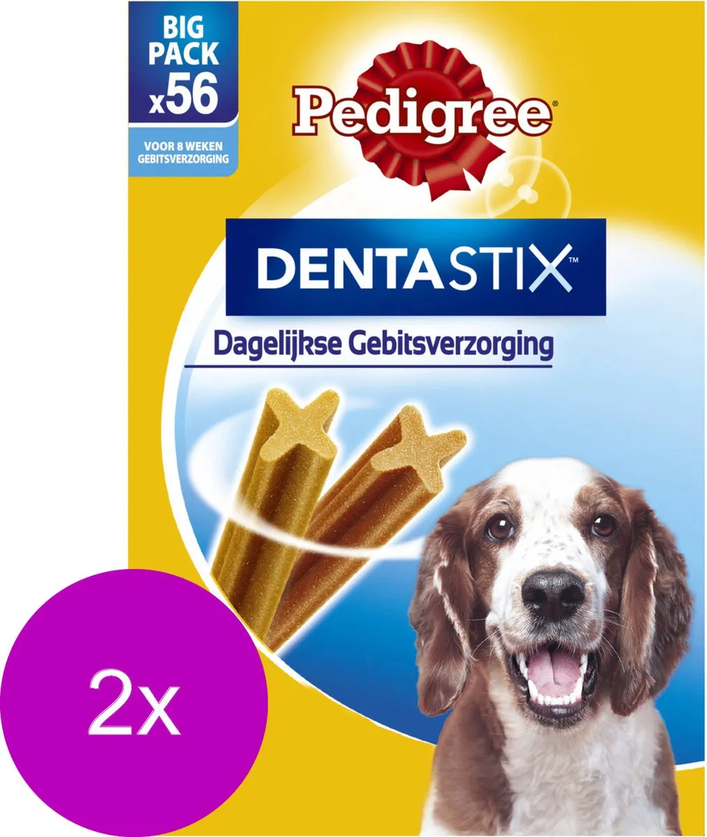 Pedigree Dentastix Medium - 112 Stuks (2x56)