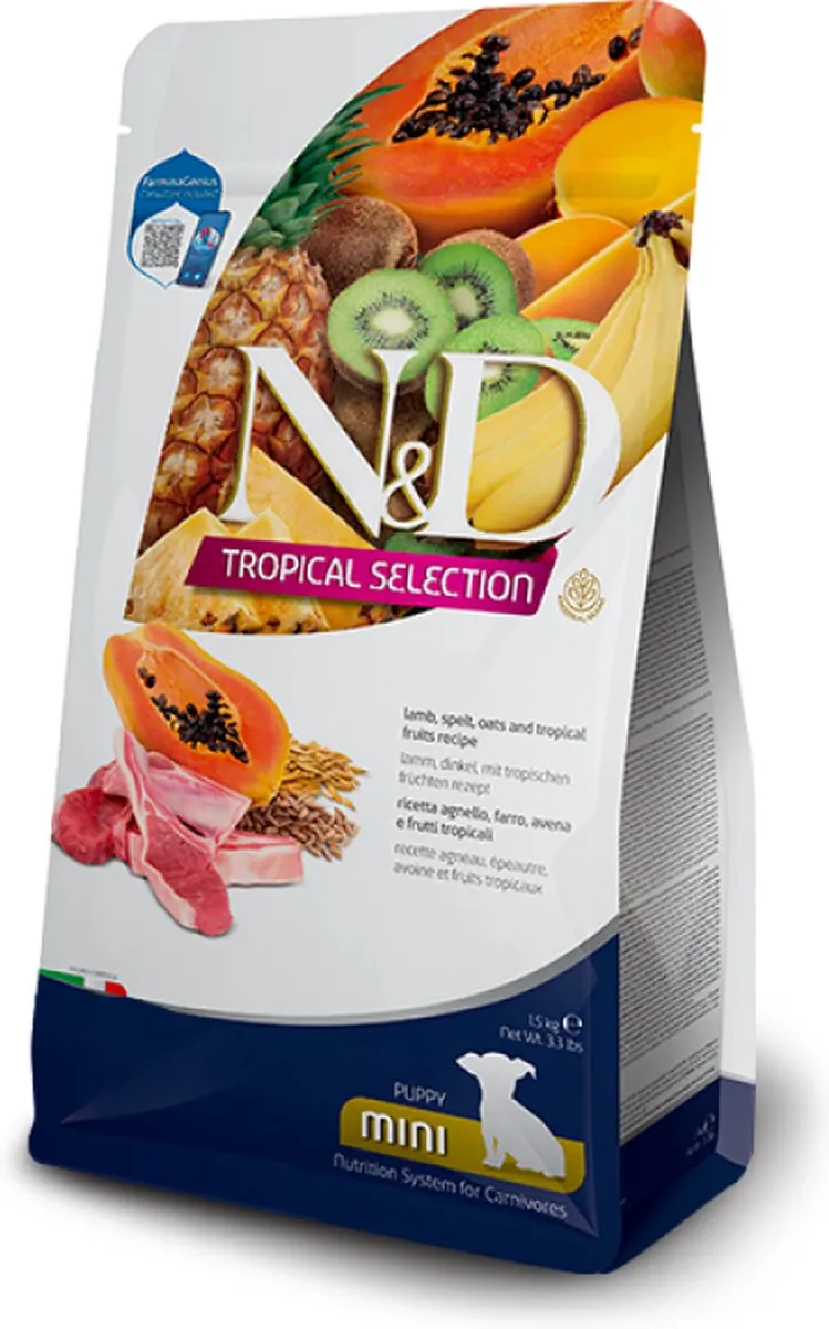 Farmina N&D Tropical Selection Lamb Puppy Mini 1,5kg
