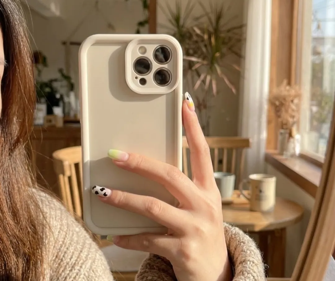 NUVEX iPhone 15 Pro Hoesje - 3 Stuks - Zwart/Beige/Bruin - afbeelding 6 van 6