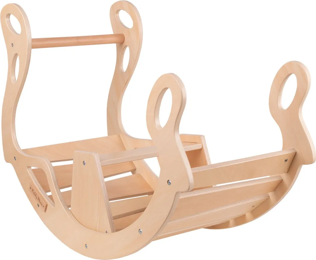 KiddyMoon Montessori Klimboog 419597 - Natuurlijk