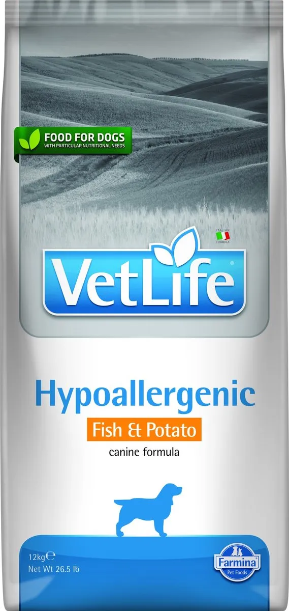 Farmina Vet Life Hypoallergeen Vis & Aardappel 12kg