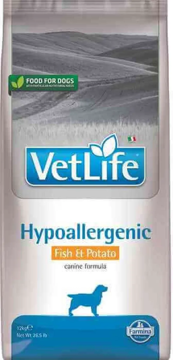 Farmina Vet Life Hypoallergeen Vis & Aardappel 12kg