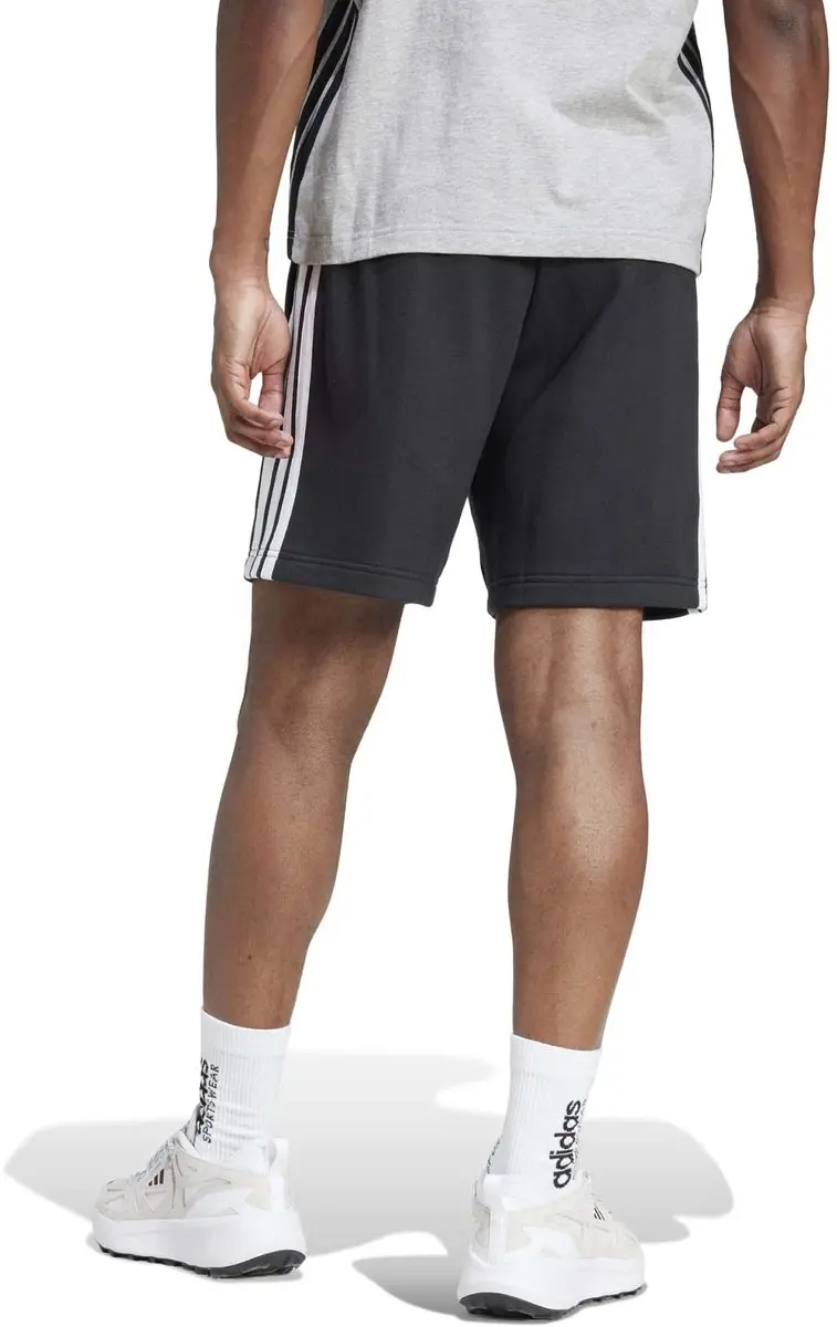adidas Essentials 3-Stripes French Terry Korte Broek - Zwart - afbeelding 4 van 6