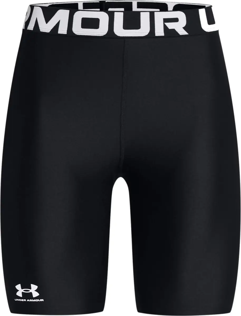 Under Armour HeatGear 8 Sportlegging Dames Kort - Zwart/Wit