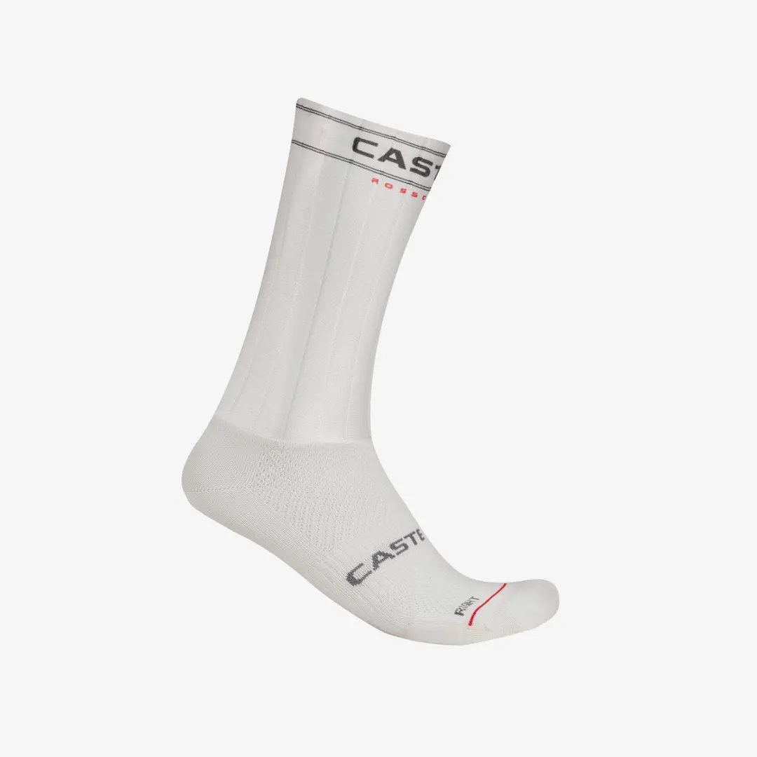 Castelli Fast Feet 4 Fietssokken - Wit - afbeelding 5 van 6