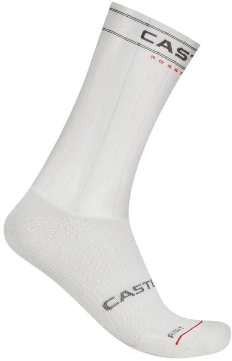 Castelli Fast Feet 4 Fietssokken - Wit - afbeelding 4 van 6