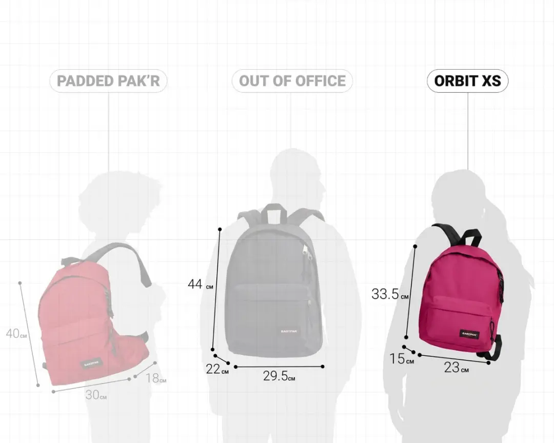 Eastpak Orbit Rugzak - 10L - Sparkly Gradient - afbeelding 3 van 6