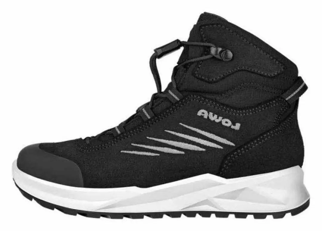 LOWA unisex veterschoenen zwart maat 34