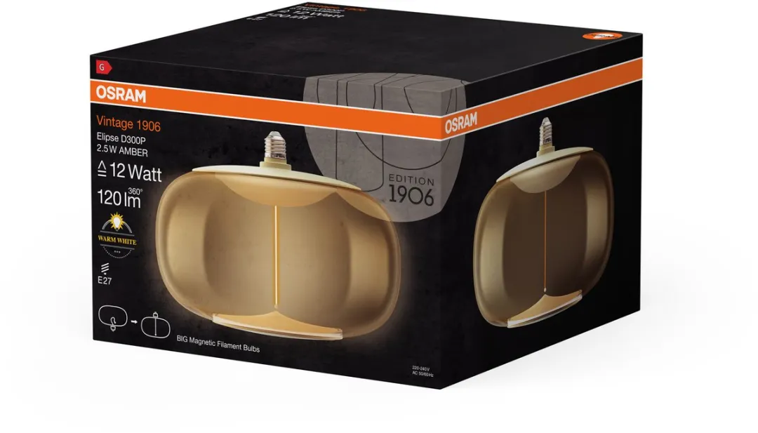 Osram Vintage 1906 BIG LED Lamp 4W E27 - Warm Wit