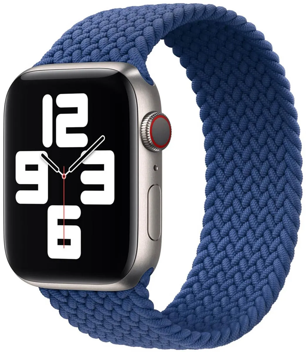 Apple Gevlochten Solobandje Atlantic Blue