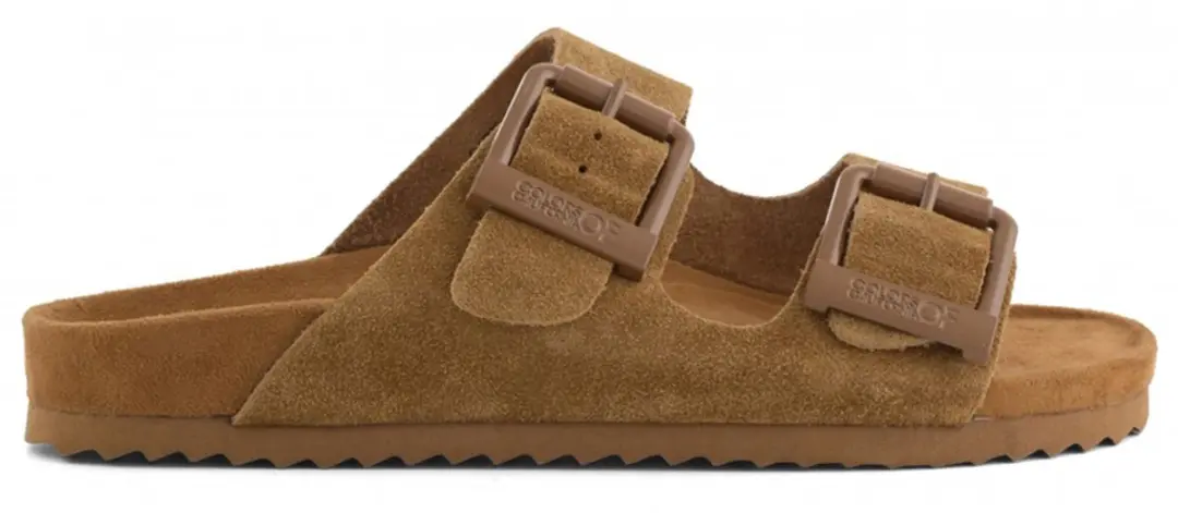 Slippers Colors Of California Monocolor Suede Sandal