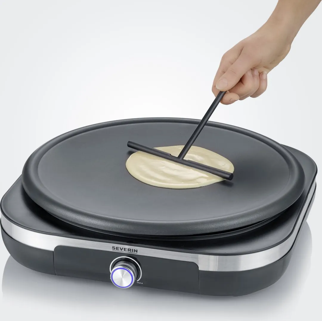 Severin CM 2199 Crêpe-maker - 1500W - Ø38cm - Zwart