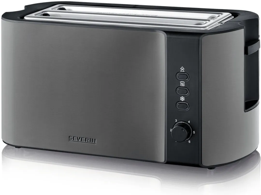 Severin AT 9341 Broodrooster 4 Sneden 1400W - Zwart - afbeelding 6 van 6