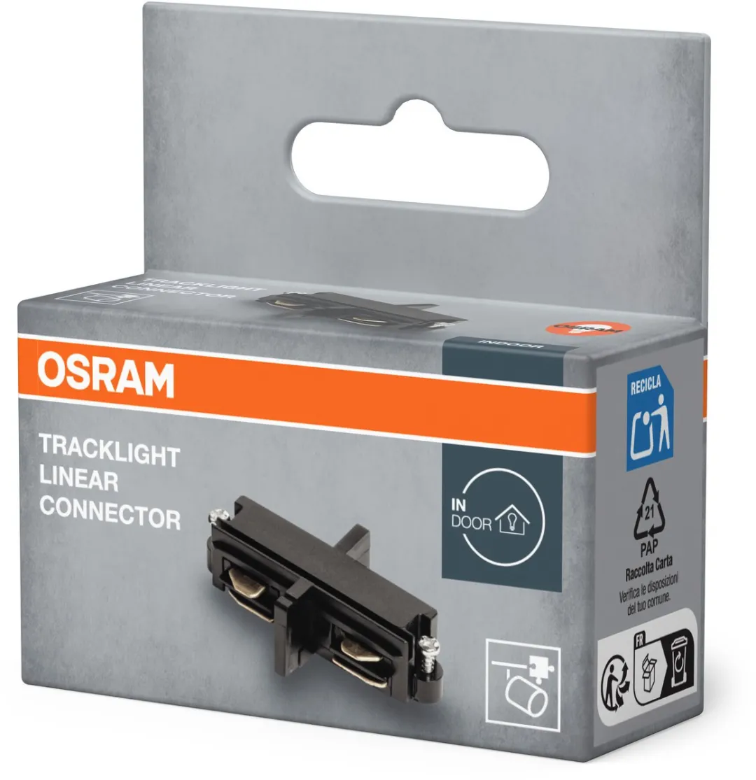 Osram Tracklight Linear Connector - Zwart