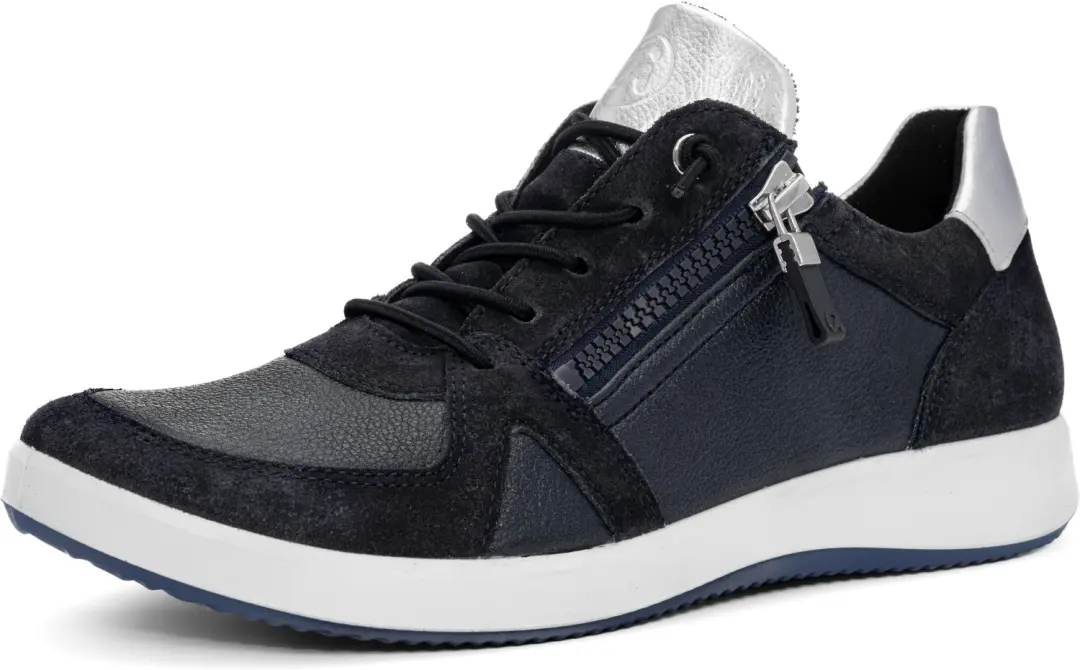 ara unisex veterschoenen blauw maat 37