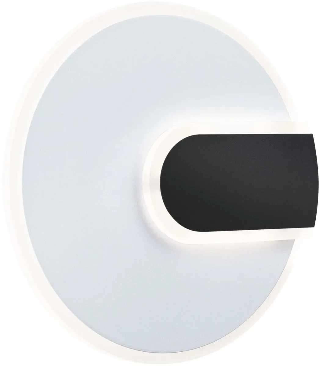 Paulmann LED-wandlamp 2Form 4000K 1210lm - Wit/Zwart
