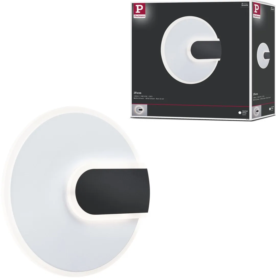 Paulmann LED-wandlamp 2Form 4000K 1210lm