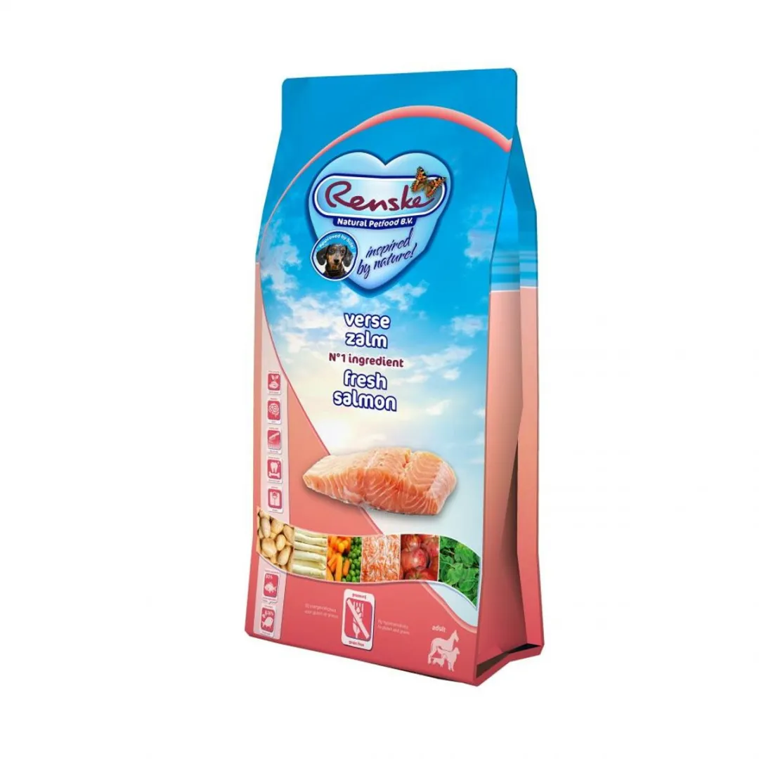 Renske Super Premium Adult Zalm Graanvrij - 8x 600g