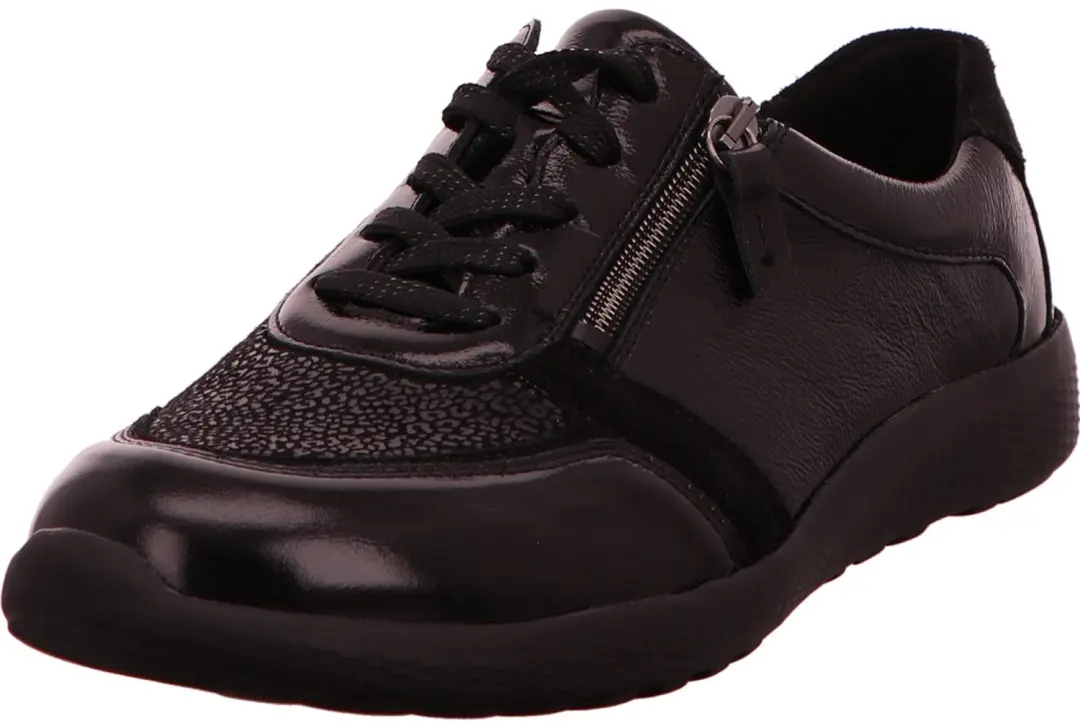 Waldläufer dames veterschoenen zwart maat 39.5