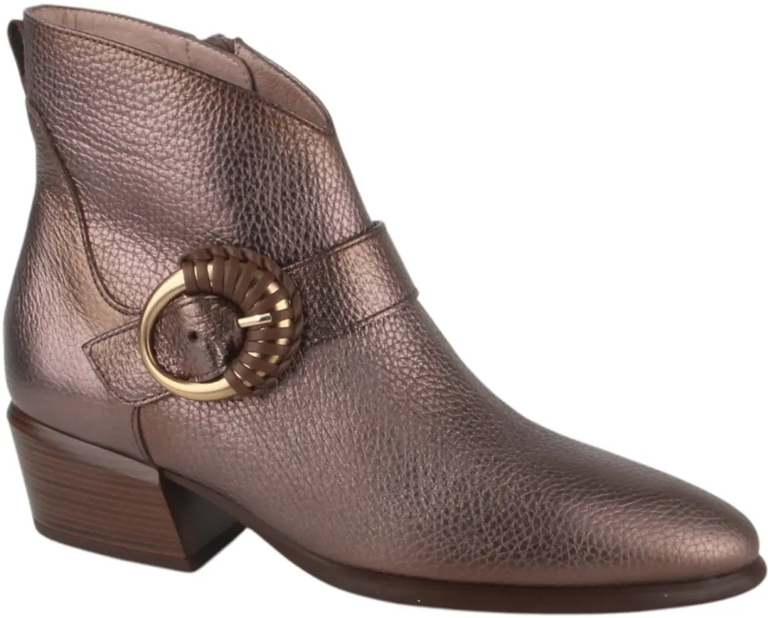 Hispanitas PHI254256 TOPO dames enkellaarzen gekleed maat 40 metallic