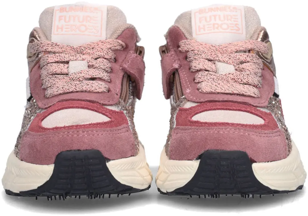 BunniesJR Reza Rush Meisjes Sneakers - Bordeaux - afbeelding 5 van 6