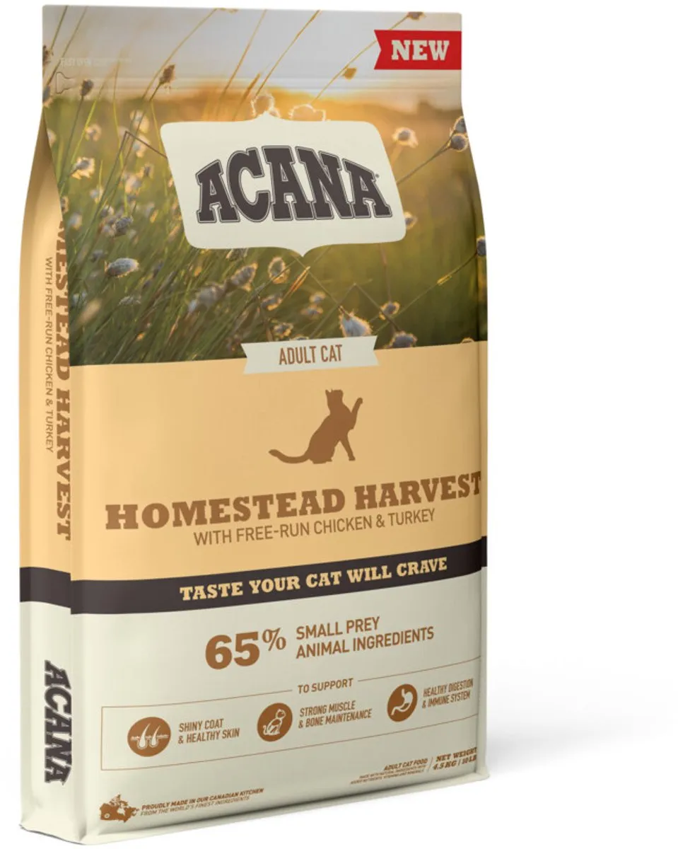 Acana Homestead Harvest Kattenvoer 2x4,5kg