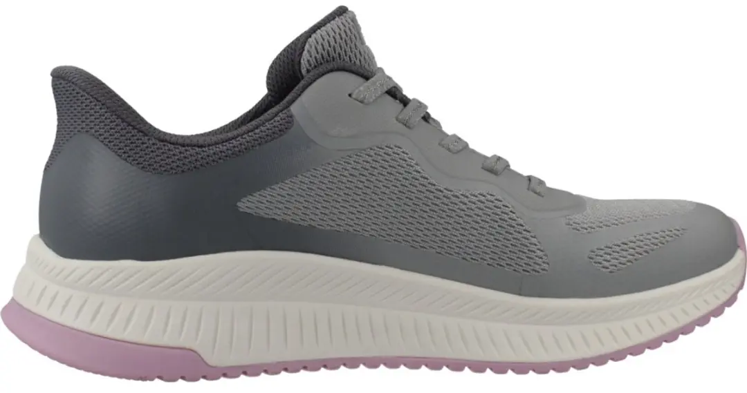 Skechers Slip-Ins Bobs Squad 4 Staple Look Vrouwentrainers Grijs