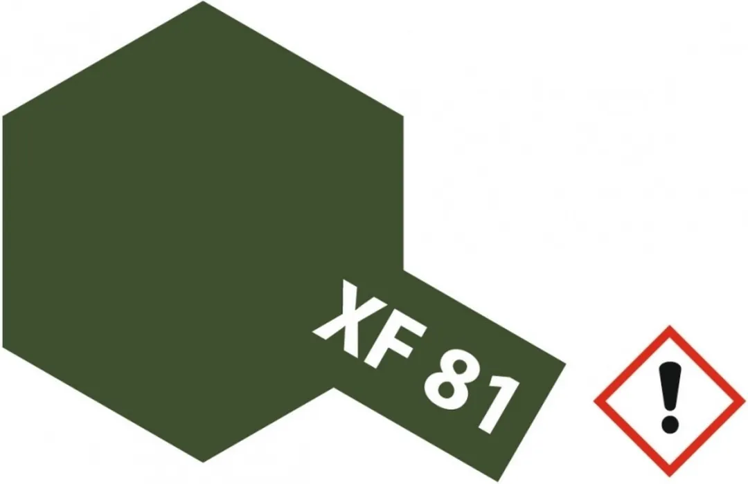 Tamiya Acrylverf XF-81 Dark Green 10ml - Matt